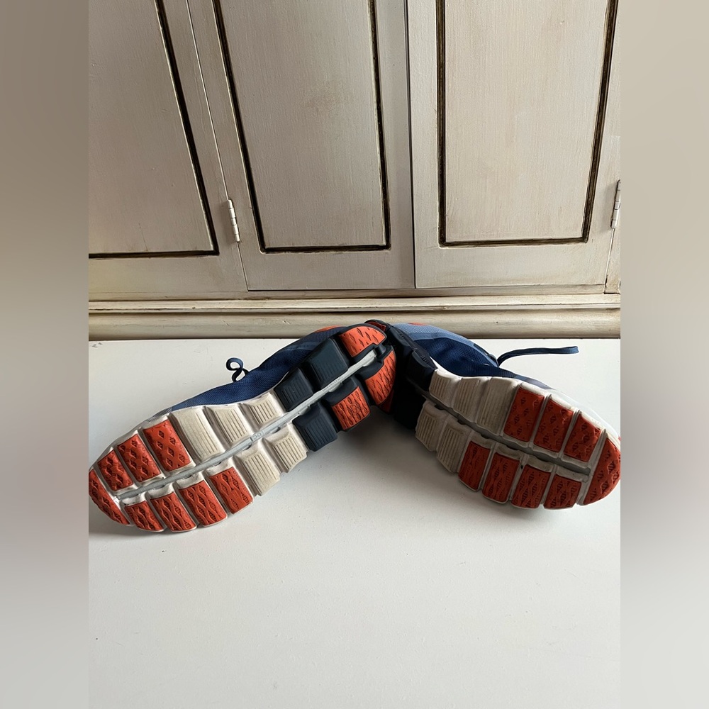 Men’s On Cloud Running Cloudflow Low-To Running Mesh Blue Orange Lake Flare 10.5 - Picture 6 of 8